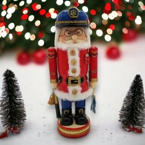 Santa Nutcracker Wood Western Captain Kurt S Adlers Nautical Ho Ho Christmas